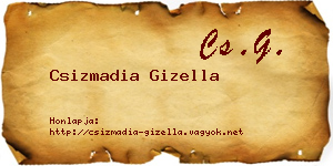 Csizmadia Gizella névjegykártya